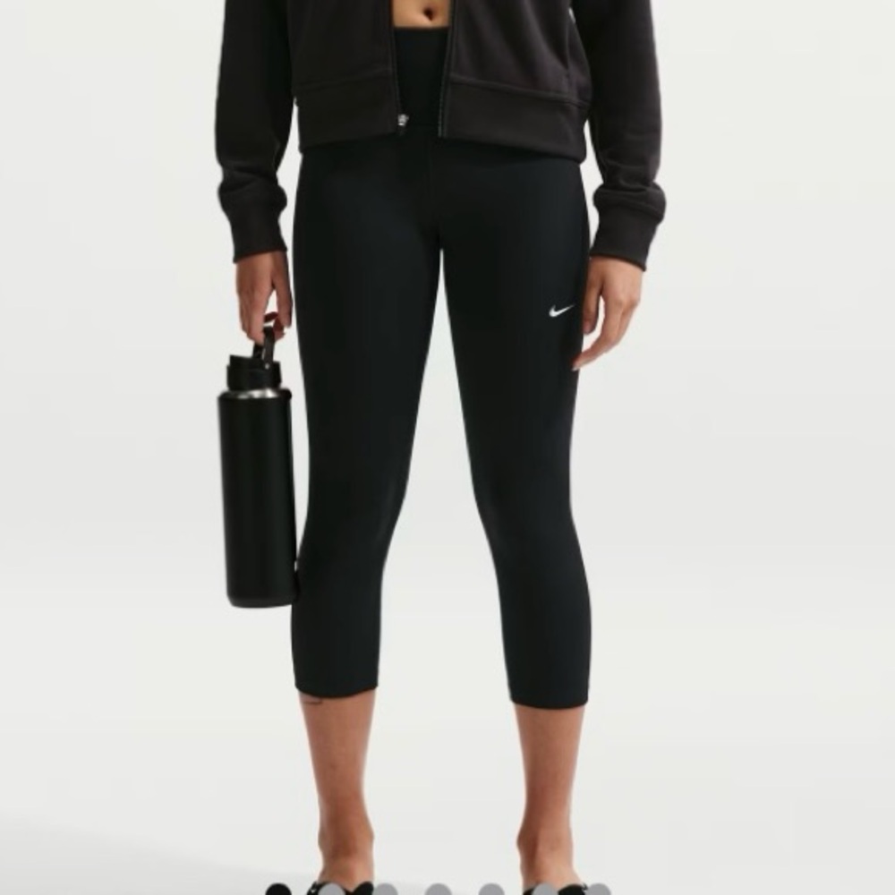 Nike Dri-fit Leggings Women's Medium Just Do It Capri Size M
